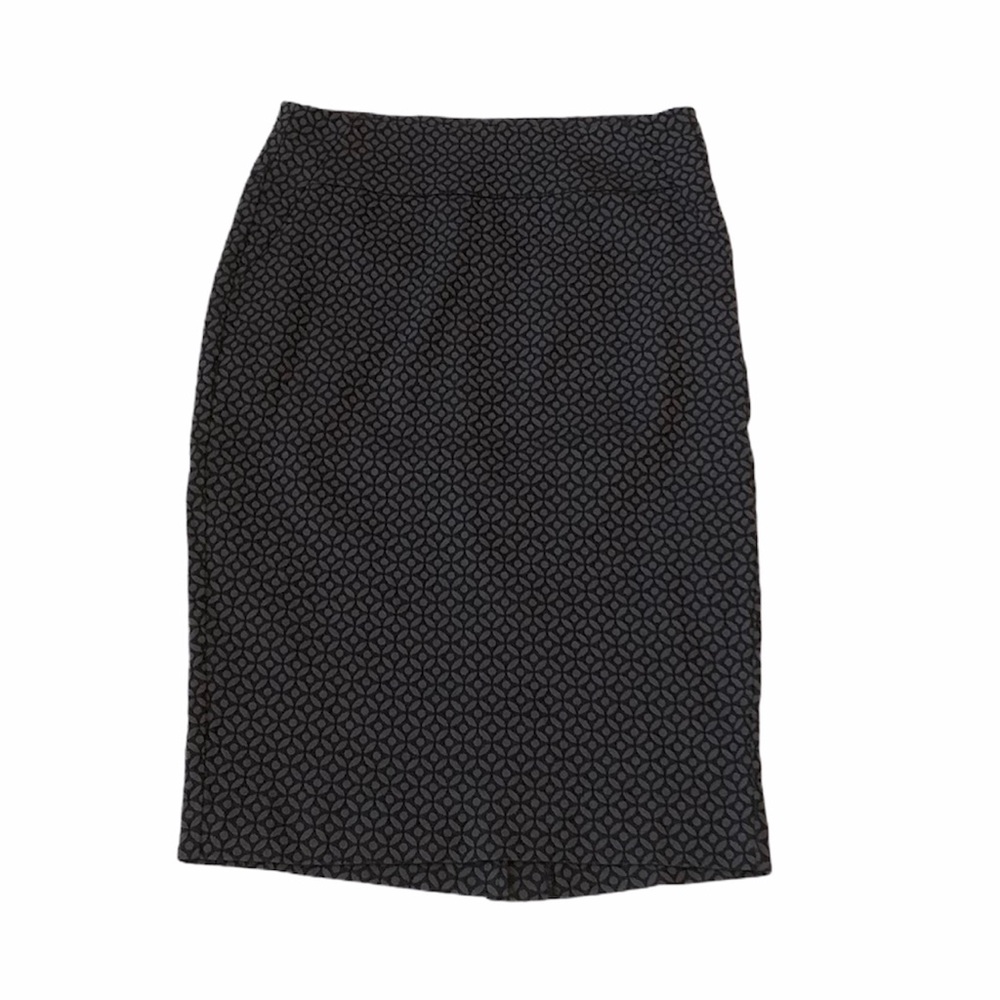 RW&Co. Gray Patterned Pencil Skirt Size XS